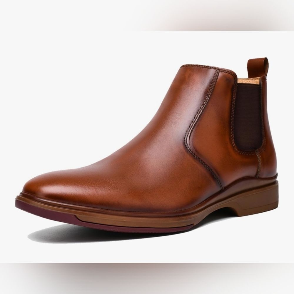 ArcBrothers men's Chelsea Ankle boots in a brown leather Size 9.5 New